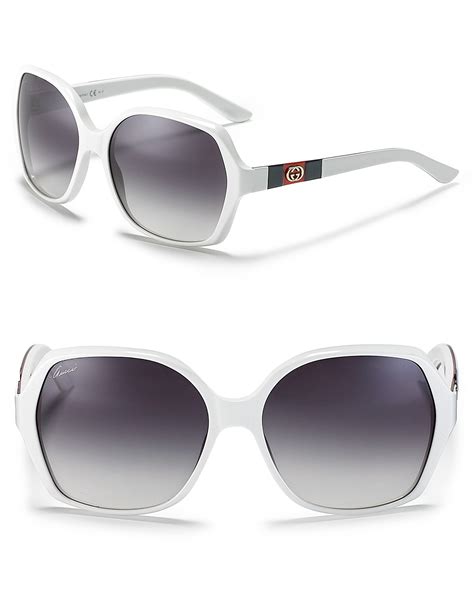 white gucci sunglasses